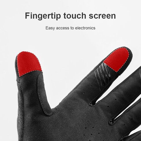 VXW Bicycle Gloves for Men and Women Full Finger Touchscreen Mountain Bike Gloves High Protection Biker Gloves for Cycling in Kuwait
