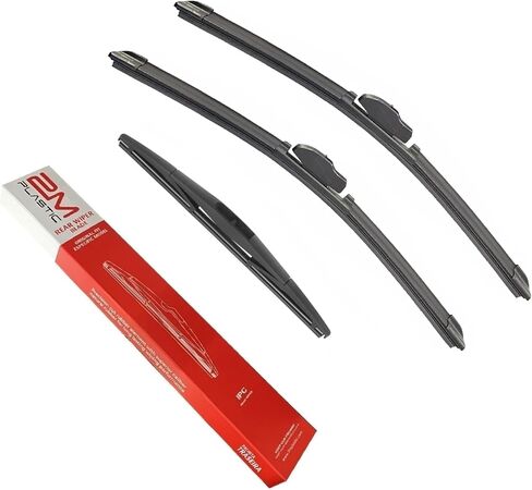 Front and Rear Wiper Blade For Toyota COROLLA HATCHBACK 2019-2022 Set 28" 14" 12" Premium All-Season OE Quality 2M PLASTIC in Saudi Arabia