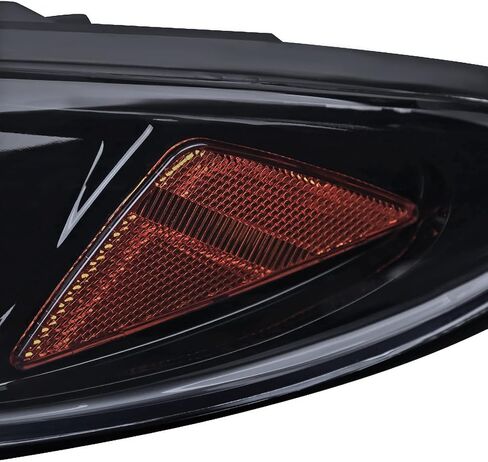 مواصفات توليف اللمعان السوداء السوداء اللامعة LED LED HALO Projector المصابيح الأمامية + أضواء الزاوية متوافقة مع عام 1997-2003 بونتياك جراند بريكس ، اليسار + الزوج الأيمن. in Saudi Arabia