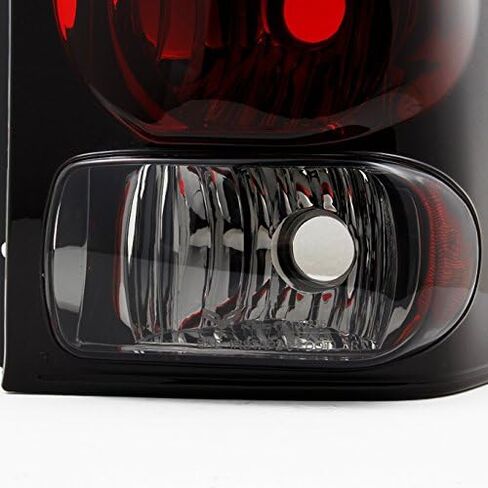 AKKON - For Chevy Trailblazer SUV Red Clear Rear Tail Light Brake Lamps Taillamps Replacement Pair Left + Right in Saudi Arabia