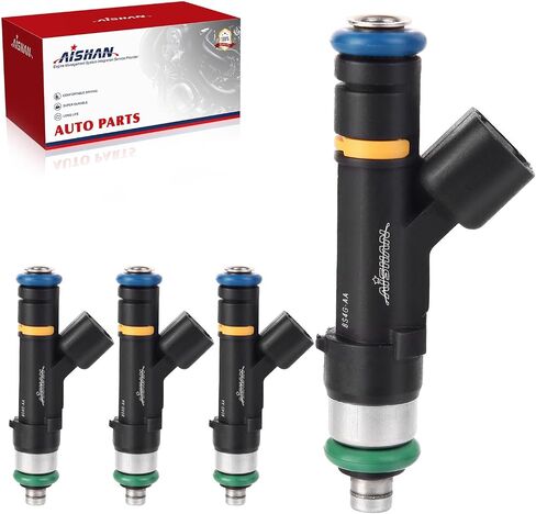 4PCS Fuel Injectors 4 Holes Compatible with Ford Focus 08-11, Fusion 13-17, Transit Connect 10-13, C-Max 13-16, for Lincoln MKZ 13-16 L4 2.0L Replace# 8S4Z9F593A 0280158179 in Saudi Arabia