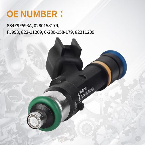 4PCS Fuel Injectors 4 Holes Compatible with Ford Focus 08-11, Fusion 13-17, Transit Connect 10-13, C-Max 13-16, for Lincoln MKZ 13-16 L4 2.0L Replace# 8S4Z9F593A 0280158179 in Saudi Arabia