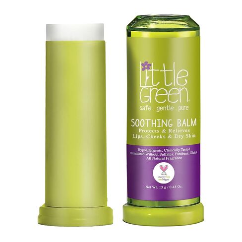 بلسم خضراء صغيرة مهدئة ، بلسم مرطب للطفل والأطفال المشقوقة الشفاه والخدين والبشرة الجافة in Kuwait