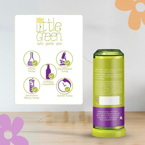 بلسم خضراء صغيرة مهدئة ، بلسم مرطب للطفل والأطفال المشقوقة الشفاه والخدين والبشرة الجافة in Kuwait