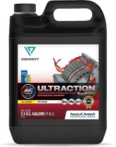 VISCOSITY ULTRACTION Original Transmission Hydraulic Fluid SS - Compatible with Case, New Holland Tractors - 2.5 Gallons - 77400NPYUS in Saudi Arabia