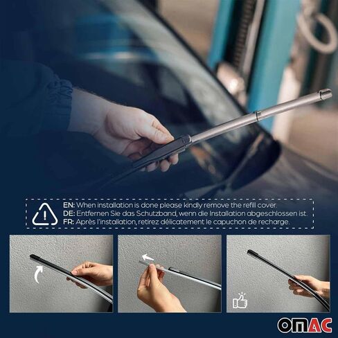 Omac Front Windshield Wiper Rades مجموعة لـ Mazda Miata 1990-2005 in Saudi Arabia