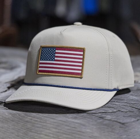 Paramount Outdoors American Flag Hats للرجال الوطني Americana Baseball Flag Caps American Fit Comfort Snapback in Saudi Arabia