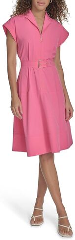 Calvin Klein Women's Commuter Short Sleeve Knee Length Dress in Saudi Arabia