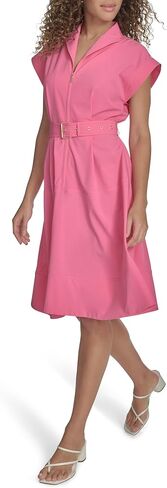 Calvin Klein Women's Commuter Short Sleeve Knee Length Dress in Saudi Arabia