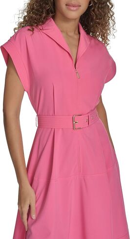 Calvin Klein Women's Commuter Short Sleeve Knee Length Dress in Saudi Arabia