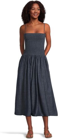 Madewell للسيدات المدخنة النيلي Cami Sundress في شطف غسل in Saudi Arabia