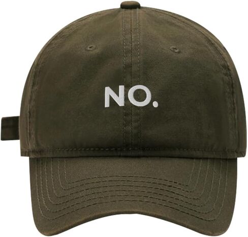 Baseball Cap Mens Women NO. Embroidered Unisex Cotton Adjustable Outdoor Dad Hats for Men in Saudi Arabia
