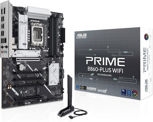 ASUS TUF Gaming B860M-PLUS WiFi B860 LGA 1851 mATX Motherboard, Intel® Core™ Ultra Series 2 Ready, AI PC, 12+1+2+1 80A Stages, DDR5,PCIe 5.0, 3X M.2, Wi-Fi 7, 2.5G LAN, HDMI™, USB 20Gbps Type-C® in Saudi Arabia