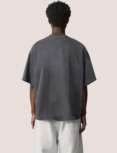 Aelfric Eden Mens Acid Wash T Shirts Oversized Heavyweight Cotton Vintage Tees Streetwear Casual Short Sleeve Tops in Saudi Arabia