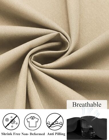 COOFANDY Mens Business Dress Shirt Casual Button Down Long Sleeve Shirts Regular Fit Solid in Saudi Arabia