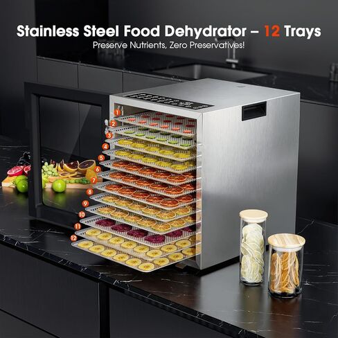 1 x Tray Stainless Steel Compatible for FD-1008A Food Dehydrator, 850W, Digital Food Dryer Machine (No Machine Included) in Kuwait
