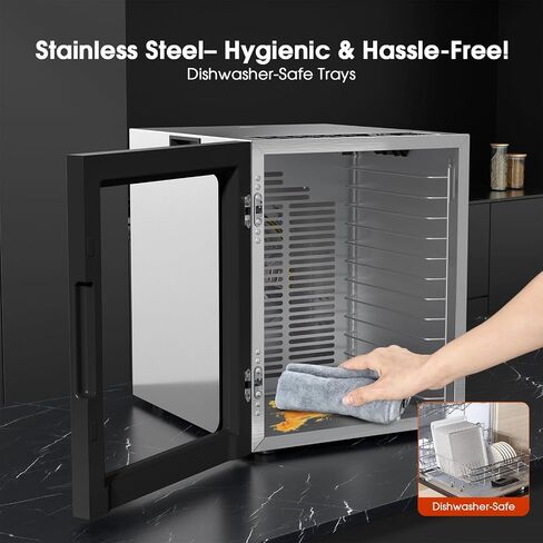 1 x Tray Stainless Steel Compatible for FD-1008A Food Dehydrator, 850W, Digital Food Dryer Machine (No Machine Included) in Kuwait