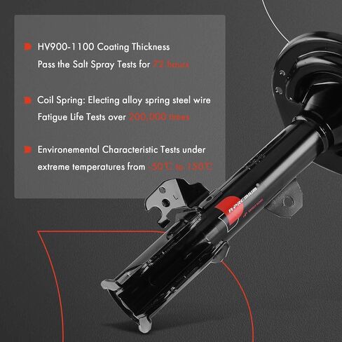 A-Premium Front Pair [2] Strut Assembly Compatible with Toyota Venza 2009-2016, Driver and Passenger Side in Saudi Arabia
