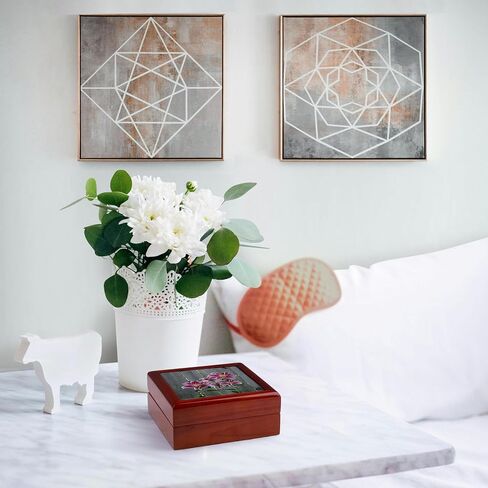 3dRose Stargazer Lily by Rustic Fence, Jewelry Box jb-228229-1 in Saudi Arabia