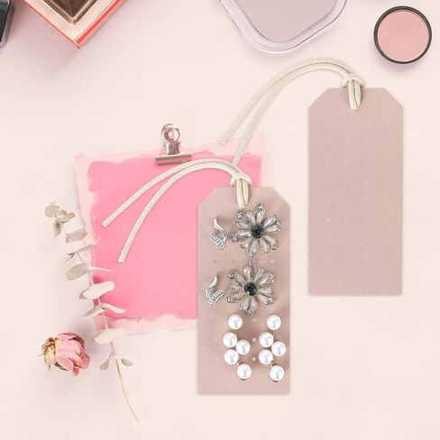 7 PCS Leather Sture Stud Encorizer ، محمولة حنطي الحلق منظم الأذواق الثقبة بطاقات عرض جلدية ذات أقراط تتجول بطاقات مجوهرات معلقة لخواتم الأذن in Kuwait