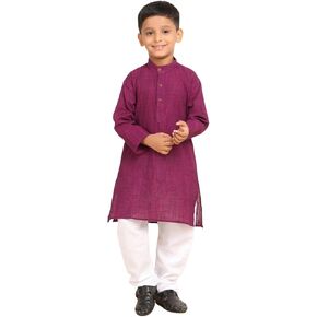 Baba & Baby Boy's Cotton Kurta Pyjama Set in Saudi Arabia