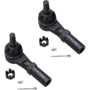 Detroit Axle-RODS 2PC TIE RODS لـ 11-19 Chrysler 300 Dodge Charger ، 11-18 Challenger ، 2 TIE ROD ENDS FIND 2011 2012 2014 2015 2015 2017 2018 استبدال in Kuwait