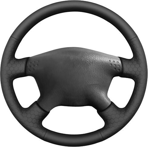 Mewant Pu Leather Hand Hand Tritched Care Cover To Toyota Tacoma 2001-2004 / Tundra 2001-2002 / Sequoia 2001-2002 / Toyota Hilux 2001-2005 in Saudi Arabia