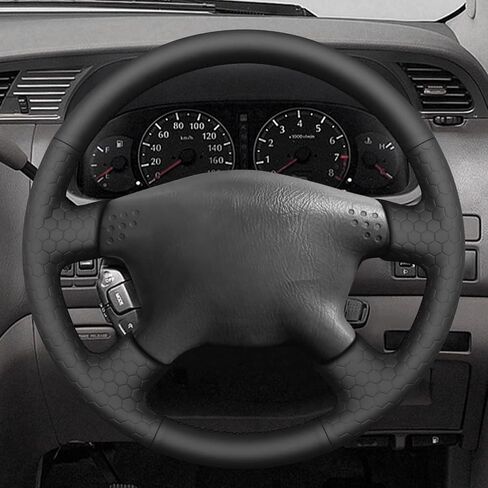 Mewant Pu Leather Hand Hand Tritched Care Cover To Toyota Tacoma 2001-2004 / Tundra 2001-2002 / Sequoia 2001-2002 / Toyota Hilux 2001-2005 in Saudi Arabia