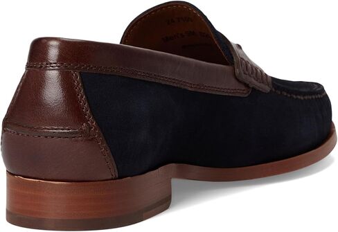 أحذية Johnston & Murphy Men's Baldwin Penny - أحذية لباس الرجال ، أحذية موكاسين جلدية ، أحذية لباس للرجال ، سرير قدم مطاطي متين ومرهف ، متسكع للرجال بنس in Saudi Arabia