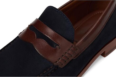 أحذية Johnston & Murphy Men's Baldwin Penny - أحذية لباس الرجال ، أحذية موكاسين جلدية ، أحذية لباس للرجال ، سرير قدم مطاطي متين ومرهف ، متسكع للرجال بنس in Saudi Arabia