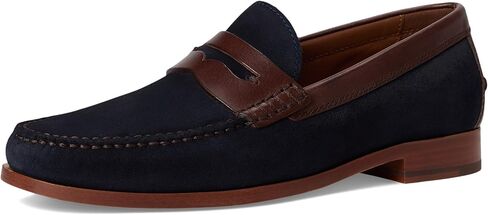 أحذية Johnston & Murphy Men's Baldwin Penny - أحذية لباس الرجال ، أحذية موكاسين جلدية ، أحذية لباس للرجال ، سرير قدم مطاطي متين ومرهف ، متسكع للرجال بنس in Saudi Arabia