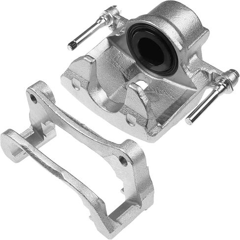 Detroit Axle-2pc الفرجار الأمامي الفرامل لعام 2015-2016 Chrysler 200 ، 2013-2016 الفرجار الفرامل Dodge Dart Dart مع استبدال الأقواس in Kuwait