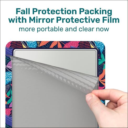 Locker Mirror Magnetic for School and Office, 100% Strong Magnetic Mirror for Locker, Amazing and Reliable Locker Accessories with Colorful Design, 1 Pack in Saudi Arabia