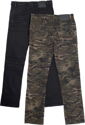 X RAY Big Boys & Little Kids (4-20) Stretch Slim Fit Pants Moto Denim Jeans in Saudi Arabia