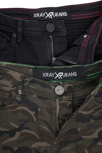 X RAY Big Boys & Little Kids (4-20) Stretch Slim Fit Pants Moto Denim Jeans in Saudi Arabia