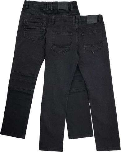 X RAY Big Boys & Little Kids (4-20) Stretch Slim Fit Pants Moto Denim Jeans in Saudi Arabia