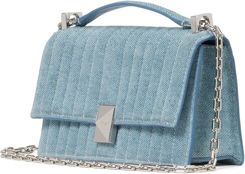 Kate Spade New York Deco Leather Leather Mini Flap Chain Crossbody ، Pastry Pink in Kuwait