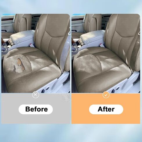 Secosautoparts Driver & Maptenger Bottom & Top Lean Back Back Back Microfiber Covers Covery Shale Light Neutral Tan #152 متوافق مع Cadillac Escalade Esv Escalade Ext 2003 2004 2005 in Saudi Arabia