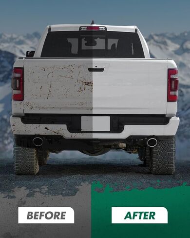 SCITOO Rear Step Bumper fit for 2019 2020 2021 2022 2023 2024 for Ram 1500, Chrome 68404443AA （with park assist sensors） in Saudi Arabia