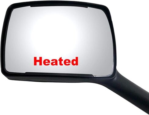 Replacement Black Hood Mirror Passenger Right Side Fit Kenworth T680 Peterbilt 579 587 in Saudi Arabia