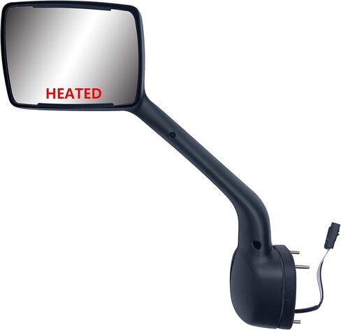 Replacement Black Hood Mirror Passenger Right Side Fit Kenworth T680 Peterbilt 579 587 in Saudi Arabia