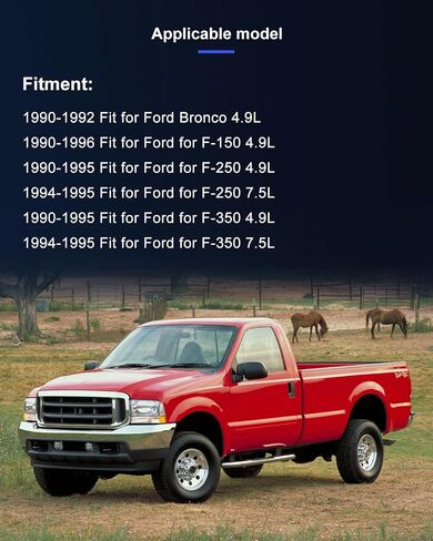 ECCPP AC ضاغط التبريد السريع Ford Bronco لـ F-150 لـ F-250 لـ F-350 4.9L 1990 1991 1992 1993 1994 1995 Air Air Conditioning Compressor in Saudi Arabia