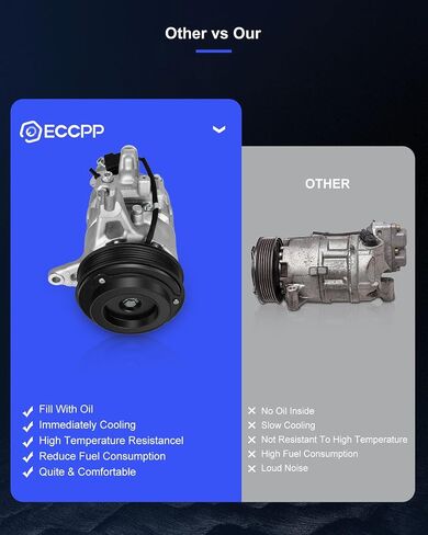 ضاغط ECCPP A/C مع Clutch 2006-2011 لـ Cadillac DTS لـ Buick Lucerne 4.6L AC ضاغط in Saudi Arabia
