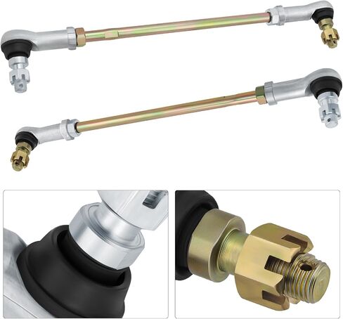 JAVIK Left & Right Tie Rod Ends Kit Fit for Honda Rancher 420 2x4 TRX420TE TRX420T-M 2007-2013,OEM#53521-HP4-600 53158-HP5-003 53157-HP5-003 in Saudi Arabia