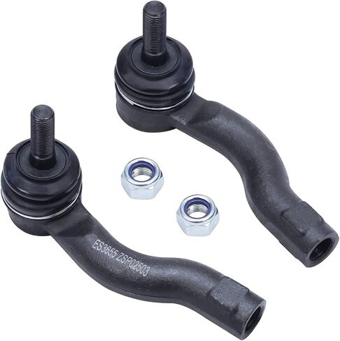 Detroit Axle - 10pc التعليق مجموعة التعليق لعام 2005-2010 Scion TC 2006 2007 2008 2008 ، 4 روابط نهاية أمامية وخلفية ، 4 قضبان ربط داخلية ، 2 أحذية استبدال in Saudi Arabia