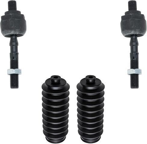 Detroit Axle - Front Tie Rods Kit for 1995-1998 TL, 1996-2004 RL, 1992-2001 Honda Prelude 2 Inner Tie Rod Ends 2 Boots Replacement in Saudi Arabia