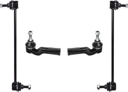 PartsW - 4 Pc Front Suspension Kit for 13-18 C-Max, 13-19 Escape, 12-18 Focus, 14-19 Transit Connect, 15-19 Lincoln MKC/Outer Tie Rod Ends & Stabilizer Sway Bar Links for Top Selling Models in Saudi Arabia