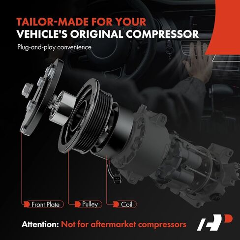A-Premium Air Conditioner AC Compressor Clutch Kit Compatible with Mercedes-Benz ML320 2007 2009, ML350 2010-2011, GL320 R320 2007-2009, GL350 R350 2010-2012, 3.0L in Saudi Arabia