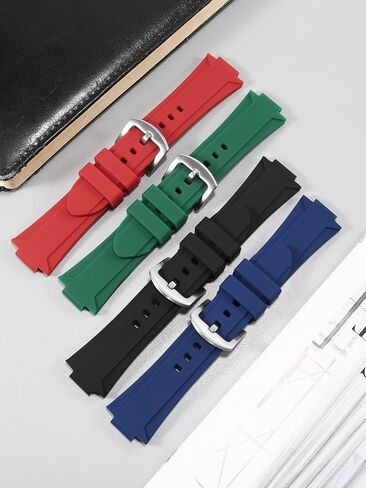 Protruding Notch Rubber Watch Chain For ORIS Diving 7730 7740 Men's Silicone Sports strap in Kuwait