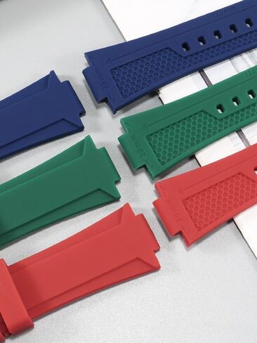 Protruding Notch Rubber Watch Chain For ORIS Diving 7730 7740 Men's Silicone Sports strap in Kuwait